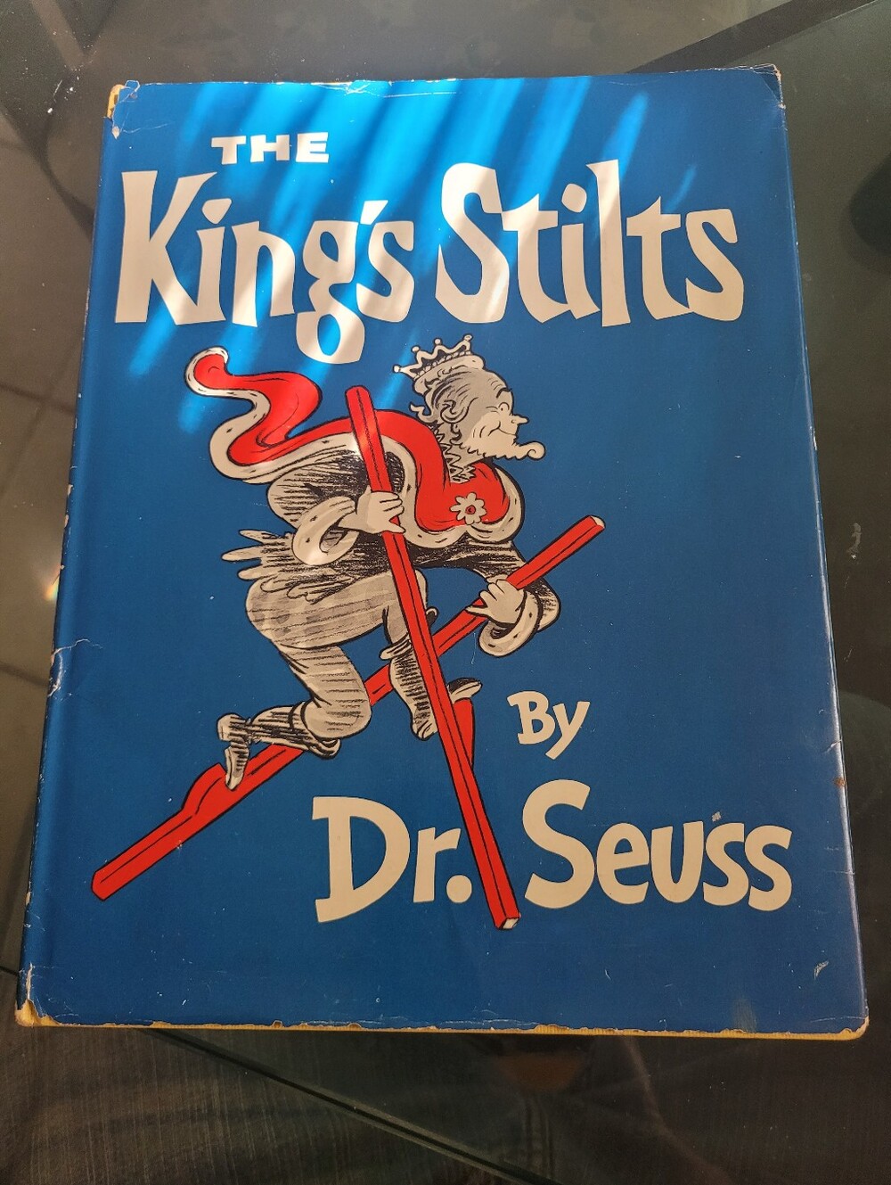 Dr. Seuss The King's Stilts Blue Hardcover Book
